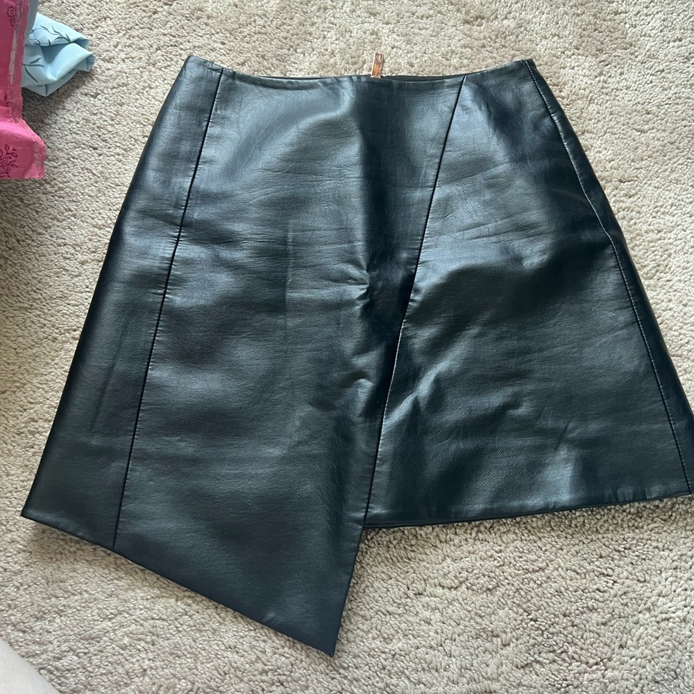 Ted baker Faux Leather skirt